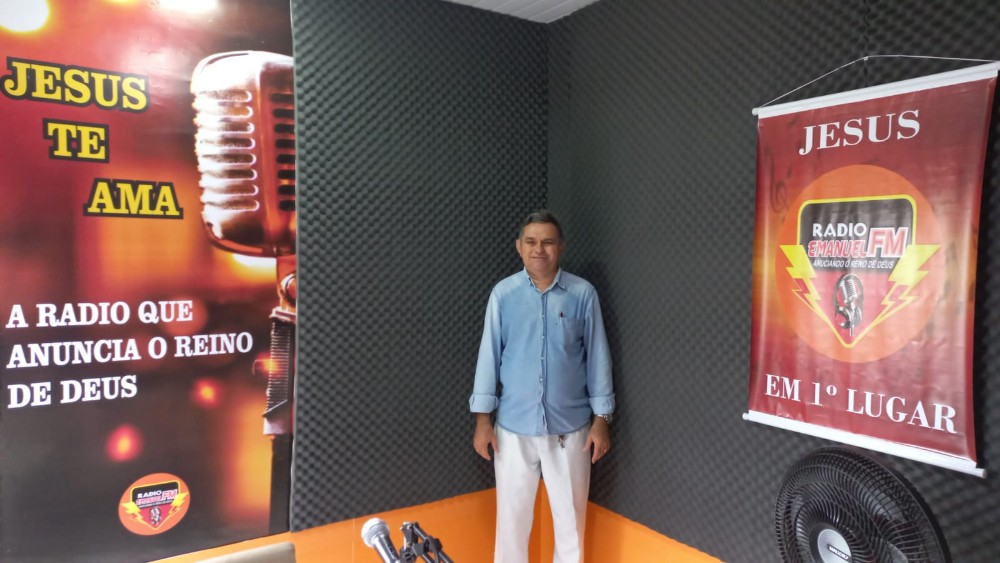 DIRETOR DA RADIO EMANUEL FM PASTOR HOLANDA GUEDES